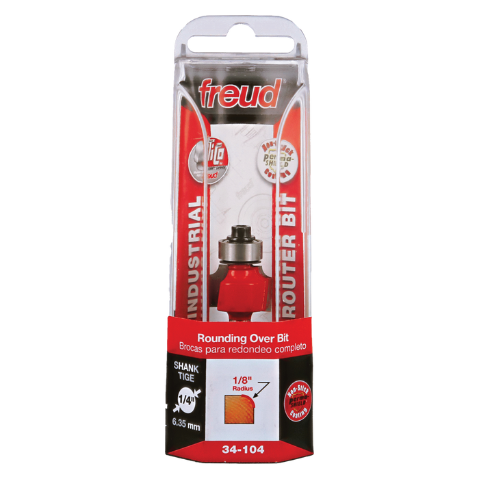 Freud 34-104 1/8" Radius Rounding Over Bit - Package image