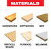 Diablo DJT301BHM 4-5/8" 12TPI Wood Demon™ Carbide Teeth Jig Saw Blade for Fine Finish Wood - Materials image
