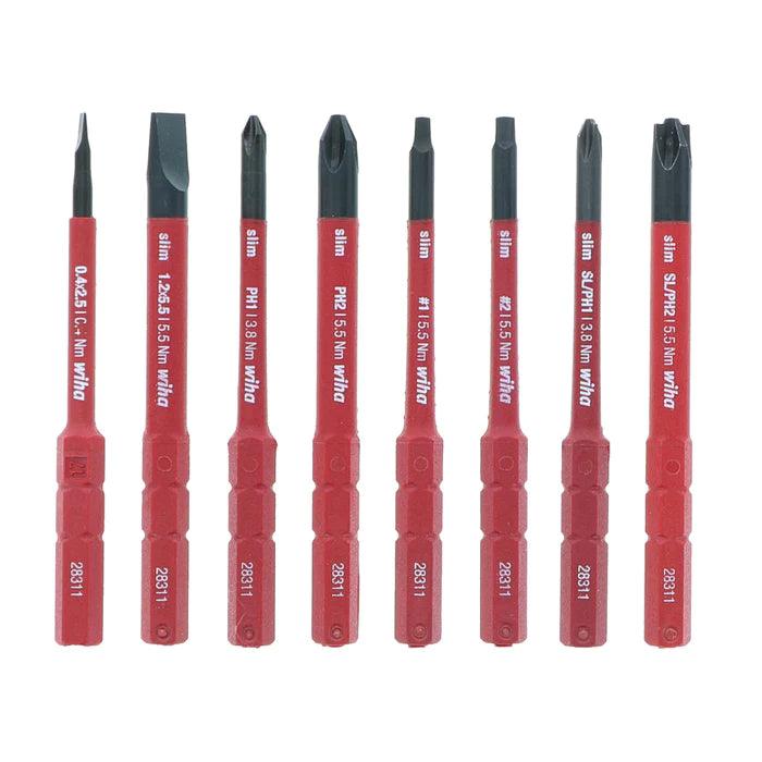 WIHA 11 PIECE INSULATED TORQUEVARIO-S (10-50 IN/LBS) AND SLIMLINE BLADE SET