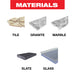 Diablo DHS0188DG 3/16" Diamond Grit Hole Saw - Materials image