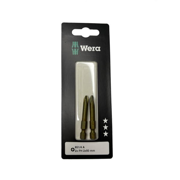 05136356001 - 851/4 A Ph 2 X 50 Mm Sb (2 Pcs) - Wera Tools