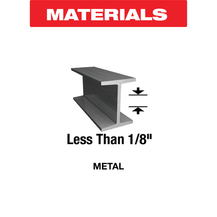 Diablo DS0920BF5 9" 20/24TPI Bi-Metal Reciprocating Saw Blades for Thin Metal (5-pk) - Materials image