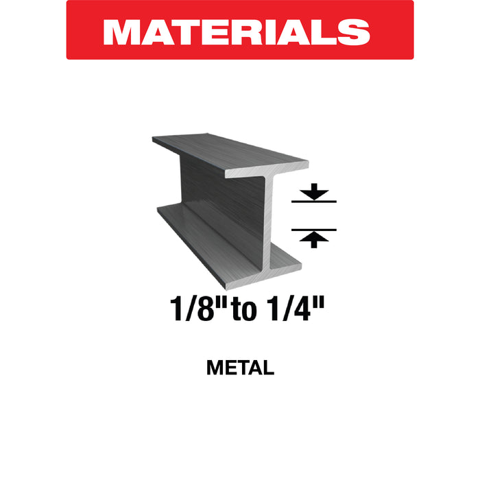 Diablo DJT121BF5 3-3/8" 12TPI Bi-Metal Jig Saw Blades for Thick Metal (5-pk) - Materials image