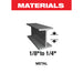 Diablo DJT121BF5 3-3/8" 12TPI Bi-Metal Jig Saw Blades for Thick Metal (5-pk) - Materials image