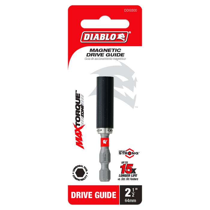 Diablo DDG300 2-1/2" Magnetic Drive Bit Holder - Package image