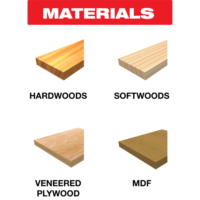 Diablo FB-011 1-1/2" Forstner Bit for Wood - Materials image