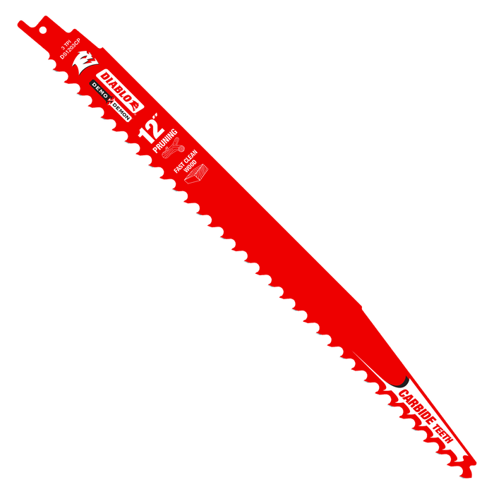 Diablo DS1203CP 12" 3TPI Demo Demon™ Carbide Teeth Reciprocating Saw Blade for Pruning and Clean Wood - Main image