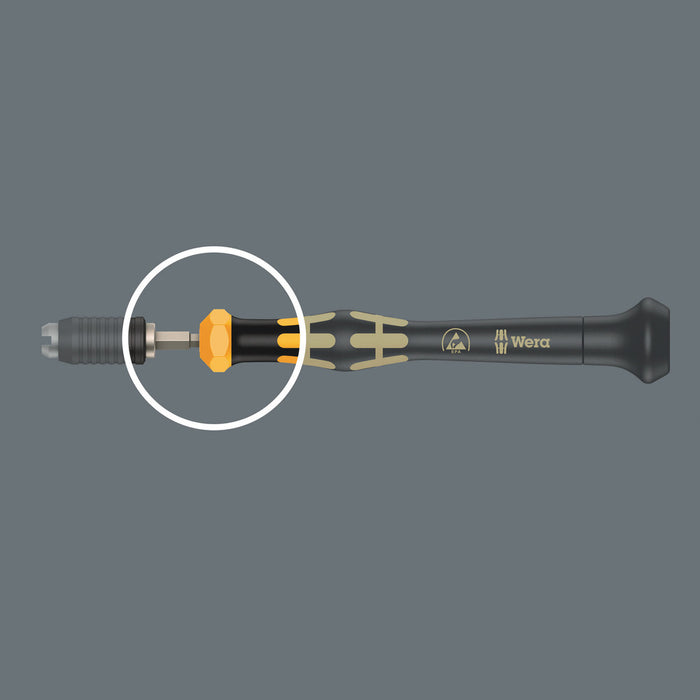 Wera 1460 ESD Kraftform Micro torque screwdrivers with a customised factory pre-set measurement value with quick-release chuck, 1461 ESD x 0.05-0.11 Nm 05074810010, view 7