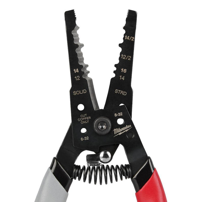 12/2 & 14/2 NM Dipped Grip Wire Stripper & Cutter, 48-22-3081