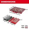 47pc 1/2" Drive Ratchet & Socket Set with PACKOUT™ Low-Profile Organizer, 48-22-9487