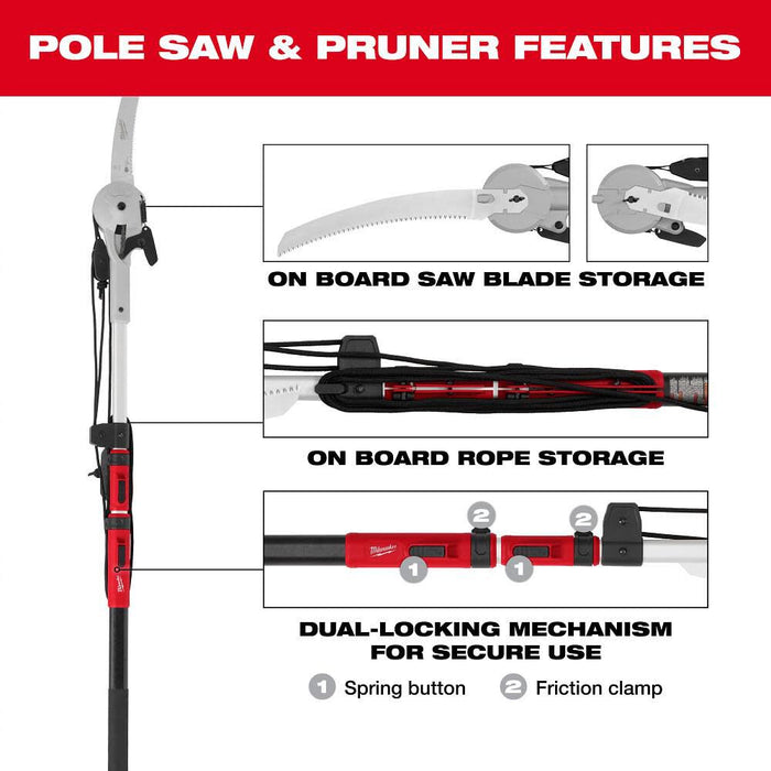 16' Pole Saw & Pruner, 48-22-9375