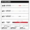 Milwaukee 30'  Fish Stick Combo Kit, 48-22-4155