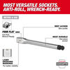 Milwaukee 3/8" Drive 1/8" Long Ball End Hex Bit Socket, 45-34-1089