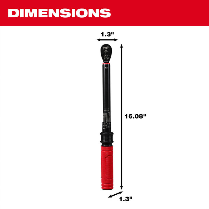 3/8” Drive Click Torque Wrench ?(20-100 ft·lbf)