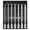 7pc 3/8” Drive Long Ball End Hex Bit Socket Set - Metric, 48-22-9548