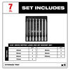 7pc 3/8” Drive Long Hex Bit Socket Set - Metric, 48-22-9547
