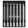 7pc 3/8” Drive Long Hex Bit Socket Set - Metric, 48-22-9547