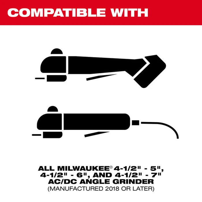 Milwaukee 4-1/2 Inch - 5 Inch Surface Grinding Dust Shroud 49-40-6200