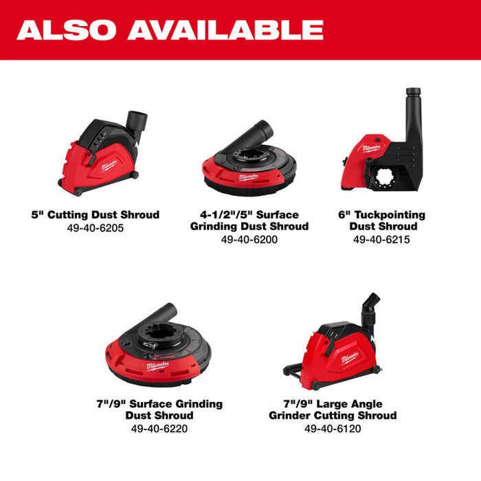 Milwaukee 7 Inch - 9 Inch Surface Grinding Dust Shroud  49-40-6220