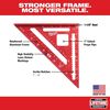 Milwaukee 7 Inch Rafter Square and 4-1/2 Inch Trim Square Set, 2 Pieces