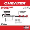 CHEATER™ Aluminum Adaptable Pipe Wrench, 48-22-7318