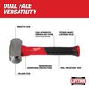 3lb Fiberglass Drilling Hammer, 48-22-9310