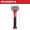 3lb Fiberglass Drilling Hammer, 48-22-9310