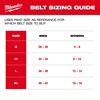 Milwaukee FREEFLEX Nylon Webbing 1.5 Inch Belt, Medium,  M760B-M
