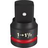 Milwaukee Impact Socket 1Drive 1 1/2in Standard 6 Point, 49-66-6732
