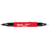 INKZALL™ Double Sided Black Jobsite Marker – Ultra Fine & Fine Point, 48-22-3115
