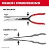 3PC Long Reach Hose Grip Pliers Set, 48-22-6563