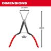 3PC Long Reach Hose Grip Pliers Set, 48-22-6563