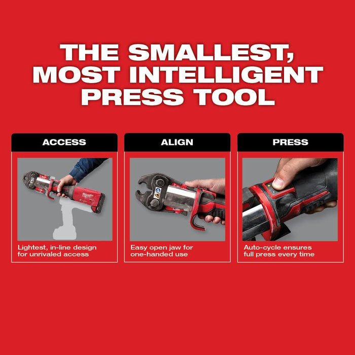 M18™ FORCE LOGIC™ Press Tool w/ ONE-KEY™ w/ 1/2"-2" CTS Jaws, 2922-22