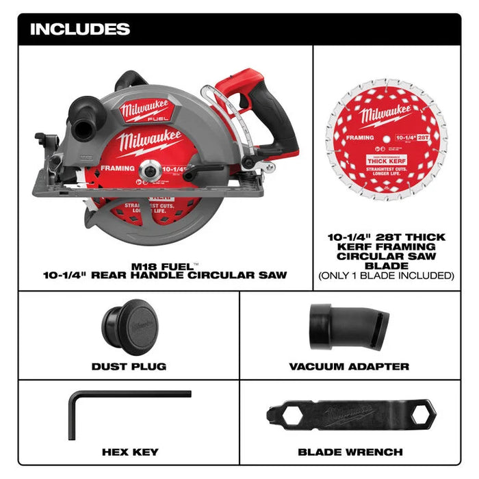 Milwaukee M18 FUEL 10-1/4-in. Rear Handle Circular Saw 3026-20