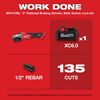 M18 FUEL™ 5" Flathead Braking Grinder, Slide Switch Lock-On, 2887-20