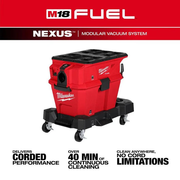 Milwaukee M18 FUEL NEXUS 6 Gallon Wet/Dry Vacuum with PACKOUT Compatibility (Bare Tool) 0915-20