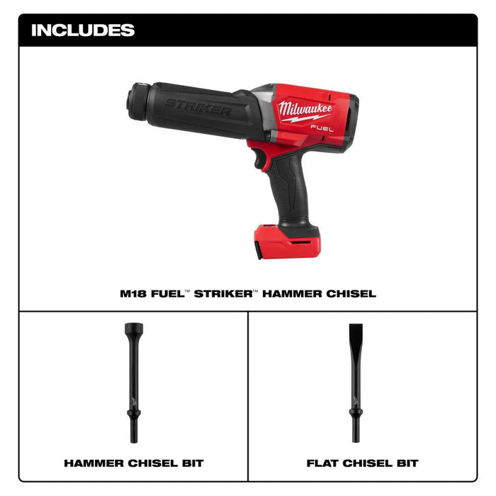 Milwaukee M18 FUEL STRIKER Hammer Chisel (Bare Tool)  3771-20