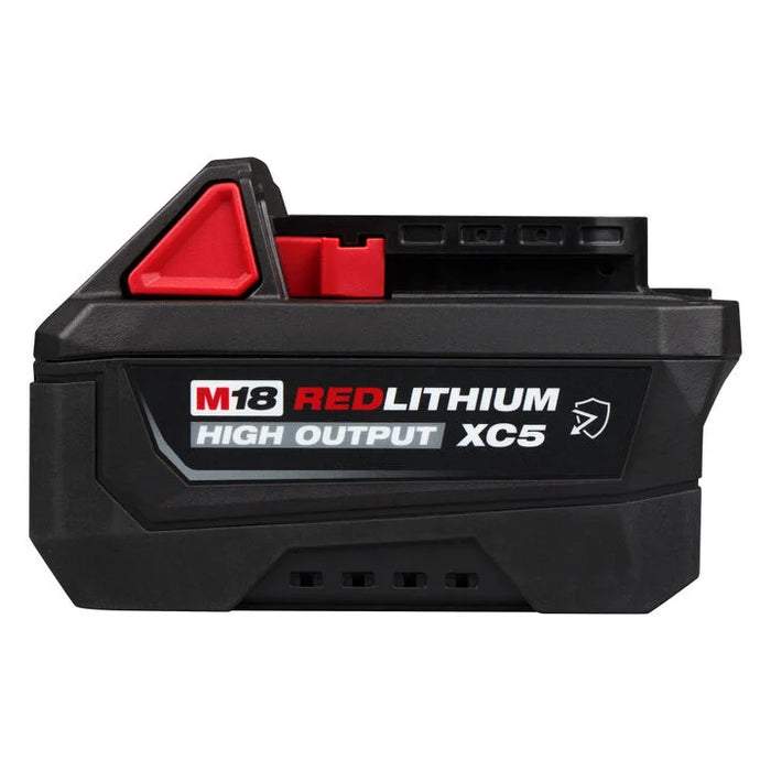 Milwaukee M18 REDLITHIUM HIGH OUTPUT XC5 Oil, Grease, and Solvent Resistant Battery Pack