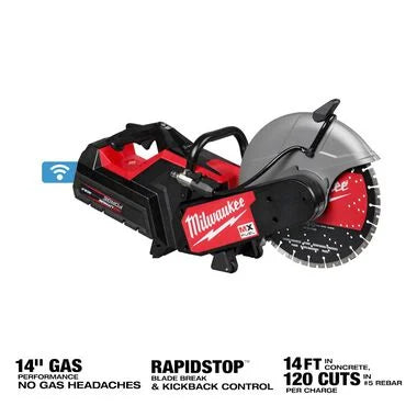 Milwaukee MX FUEL 14 in Cut-Off Saw with RAPIDSTOP Brake Kit MXF315-2XC