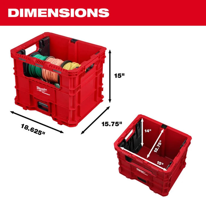 Milwaukee PACKOUT Wire Pulling XL Crate   48-22-8043