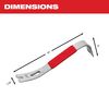 Milwaukee 12" Pry Bar,  48-22-9034