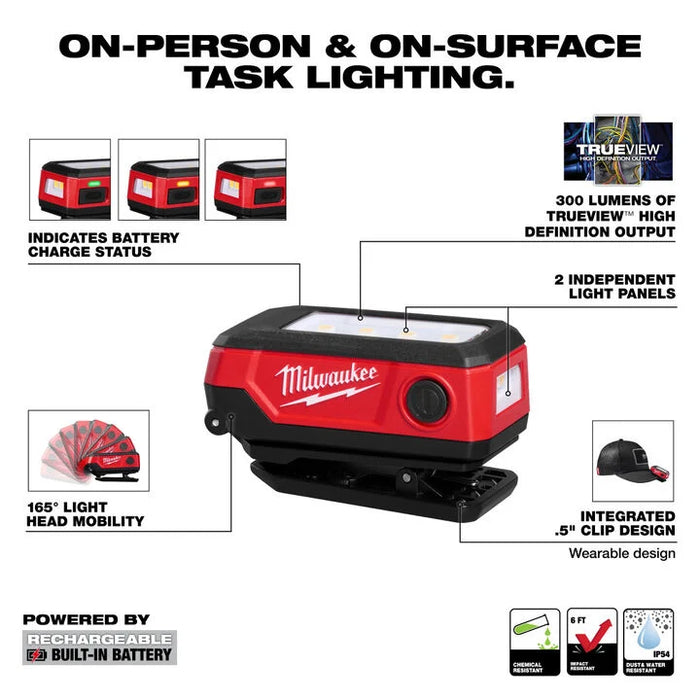 Milwaukee Rechargeable Clip Light