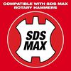 Milwaukee SDS-Max 9-3/4 in. Demolition Ground Rod, 48-62-4091