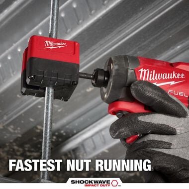 Milwaukee SHOCKWAVE Impact Duty 3/8 Inch Threaded Rod Nut Runner  Ships in October