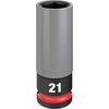 SHOCKWAVE™ Impact Duty 1/2 Drive 21MM Metric Lug Nut Wheel Socket, 49-66-7806