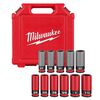 SHOCKWAVE™ Impact Duty 1/2 Drive SAE & Metric 11PC Lug Nut Wheel Socket Set, 49-66-7833