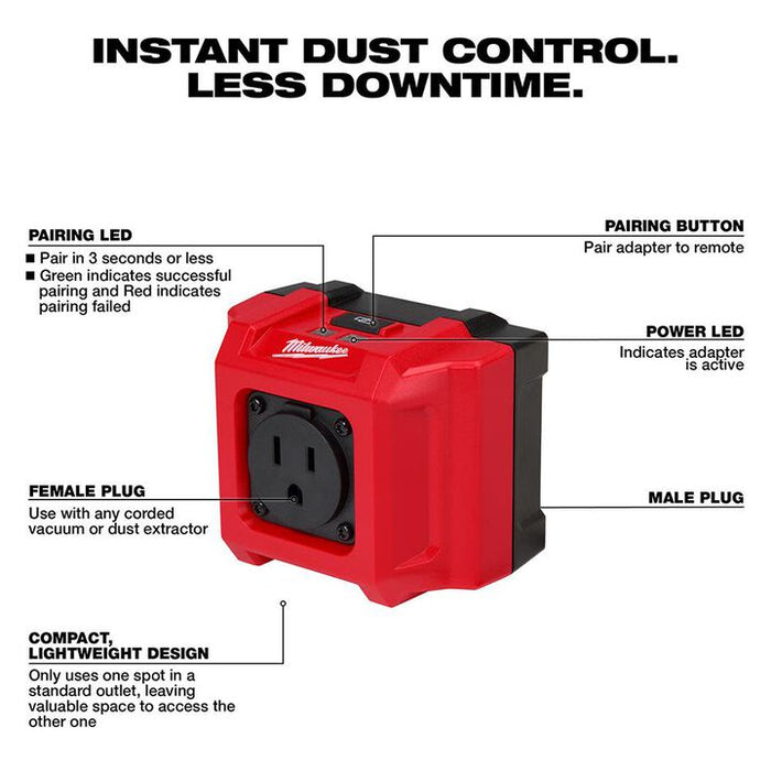Wireless Dust Control Adapter & Remote Kit