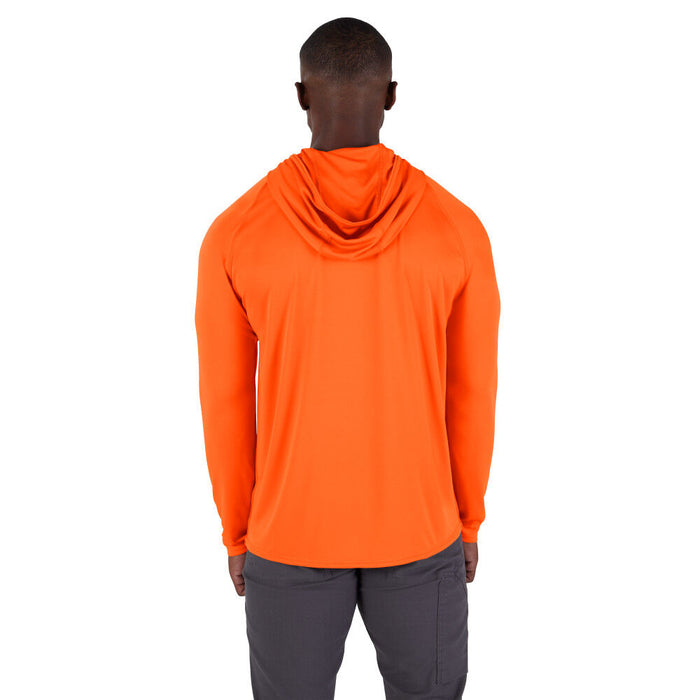 WORKSKIN™ Hooded Sun Shirt - Orange S, M550A-S