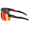 (6) WRAP AROUND - RED MIRROR CLAMSHELL, 48-73-2506