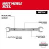 6pc Double End Flare Nut Wrench Set - Metric, 48-22-9471
